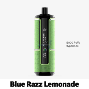Al Fakher Hypermax 15,000 Blue Razz Lemonade – Tangy Cool Disposable Vape by Tereapoint
