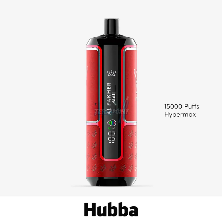 Al Fakher Hypermax 15,000 Hubba – Juicy Watermelon & Cool Menthol Disposable Vape by Tereapoint