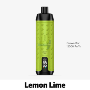 Al Fakher Crown Bar Lemon Lime Disposable Vape – 12,000 Puffs of Zesty Citrus Fusion