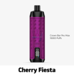 Al Fakher Crown Bar Pro Max Cherry Fiesta Disposable Vape – 15,000 Puffs of Bold Cherry Flavor