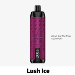 Al Fakher Crown Bar Pro Max Lush Ice Disposable Vape – 15,000 Puffs of Cool Watermelon & Menthol