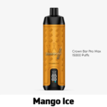 Al Fakher Crown Bar Pro Max Mango Ice Disposable Vape – 15,000 Puffs of Juicy Mango & Cooling Menthol