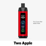 Al Fakher Pro Crown Bar Peach Ice Disposable Vape – 8,000 Puffs of Juicy Peach & Cool Mint