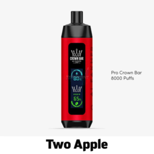 Al Fakher Pro Crown Bar Peach Ice Disposable Vape – 8,000 Puffs of Juicy Peach & Cool Mint