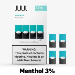JUUL Menthol Pods 3% (4-Pack) – Cool & Refreshing Nicotine Vape Pods