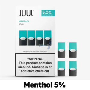 JUUL Menthol Pods 5% – Intense & Refreshing Nicotine Vape Pods