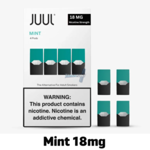 JUUL Mint Pods 18MG – Crisp & Smooth Nicotine Vape Pods