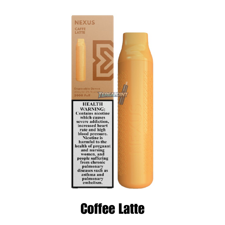 NEXUS Disposable 2000 Puffs Coffee Latte – Rich & Smooth Vape Experience
