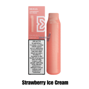 NEXUS Disposable 2000 Puffs Strawberry Ice Cream – Creamy & Refreshing Vape
