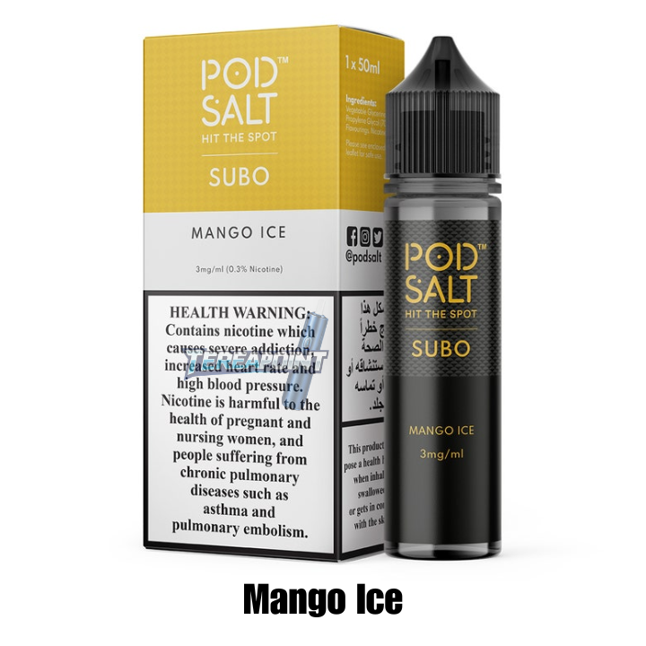 Pod Salt Mango Ice E-Liquid – Juicy & Refreshing Tropical Vape Juice