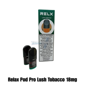 RELX Pod Pro Lush Tobacco 18mg – Rich & Smooth Tobacco Vape
