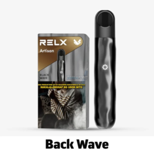 RELX Artisan Metal Black Wave – Sleek & Modern Vape Device