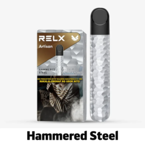 RELX Artisan Metal Hammered Steel – Durable & Elegant Vape Device
