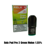 RELX Pod Pro 2 Green Melon 1.55% – Light & Refreshing Vape