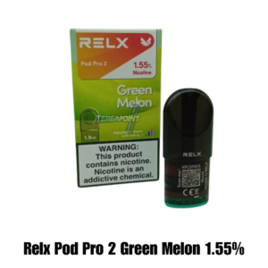 RELX Pod Pro 2 Green Melon 1.55% – Light & Refreshing Vape