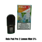 RELX Pod Pro 2 Lemon Mint 5% – Zesty & Cooling Vape