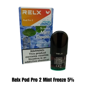 RELX Pod Pro 2 Mint Freeze 5% – Intense & Refreshing Menthol Vape