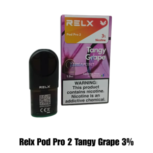 RELX Pod Pro 2 Tangy Grape 3% – Crisp & Fruity Vape