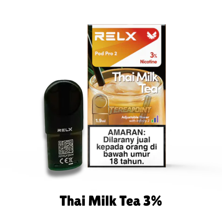 RELX Pod Pro 2 Thai Milk Tea 3% – Creamy & Exotic Vape