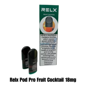 RELX Pod Pro Fruit Cocktail 18mg – Bold & Fruity Vape