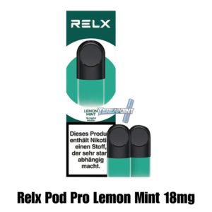 RELX Pod Pro Lemon Mint 18mg – Zesty & Cooling Vape