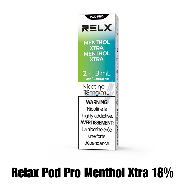 RELX Pod Pro Menthol Xtra 1.8% – Extra Cool & Smooth Menthol Vape