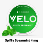 VELO Spiffy Spearmint 4mg – Light & Refreshing Spearmint Nicotine Pouches