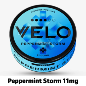 Velo Peppermint Storm 11mg – Intense & Cooling Nicotine Pouches