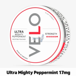 Velo Ultra Mighty Peppermint 17mg – Extra Strong & Cooling Nicotine Pouches