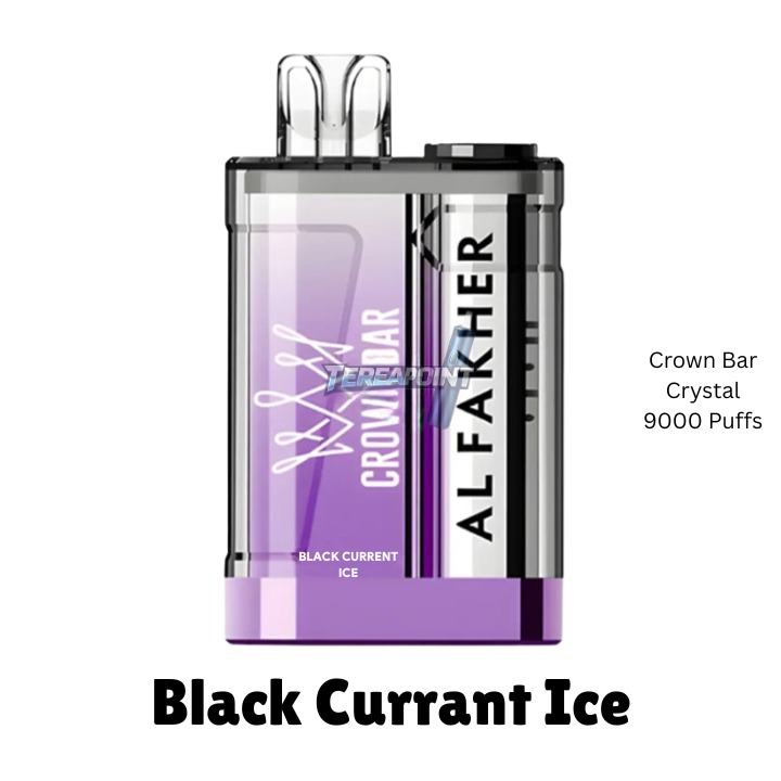 Al Fakher Crown Bar Crystal 9000 Blackcurrant Ice