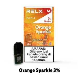 RELX Pod Pro 2 Orange Sparkle 3% – Zesty & Refreshing Vape