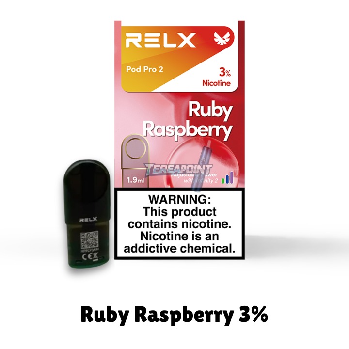 RELX Pod Pro 2 Ruby Raspberry 3% – Bold & Fruity Vape