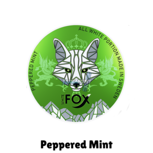 White Fox Peppered Mint – Spicy & Refreshing Nicotine Pouches