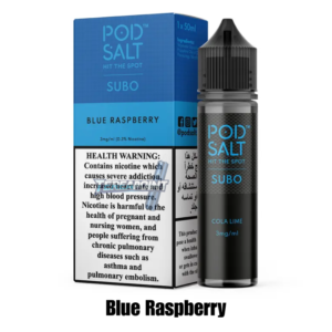 Pod Salt Blue Raspberry E-Liquid – Sweet & Tangy Vape Juice