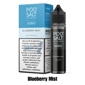 Pod Salt Blueberry Mist E-Liquid – Smooth & Fruity Vape Juice