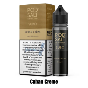 Pod Salt Cuban Creme E-Liquid – Smooth & Creamy Vape Juice