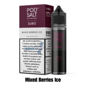 Pod Salt Mixed Berries Ice E-Liquid – Fruity & Cool Nicotine Vape Juice