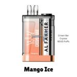 Al Fakher Crown Bar Crystal 9000 Mango Ice – Tropical Sweetness & Cool Menthol Disposable Vape by Tereapoint