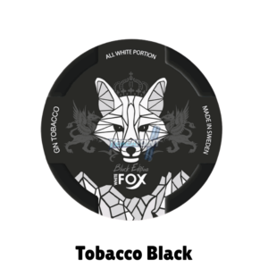 White Fox Tobacco Black – Deep & Robust Nicotine Pouches