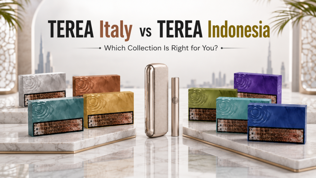 Choose between TEREA Italy and TEREA Indonesia for IQOS ILUMA