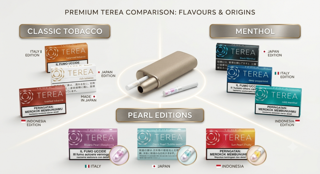 Choosing the right TEREA flavour category