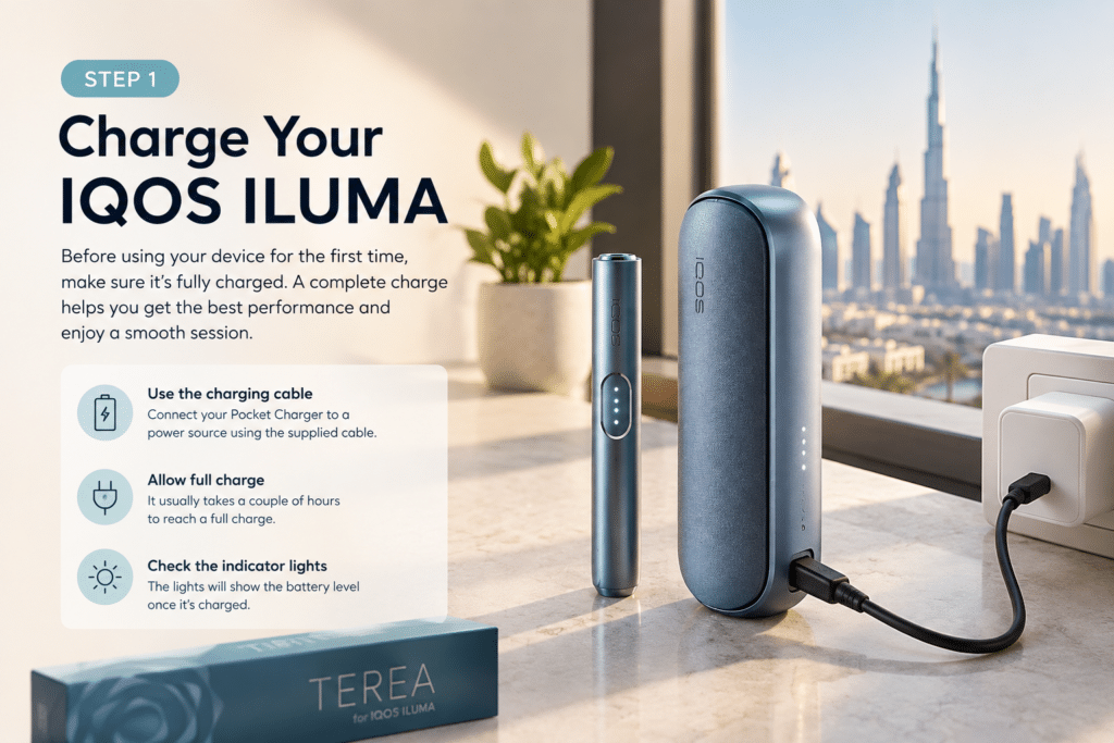 Charge IQOS ILUMA Device in dubai