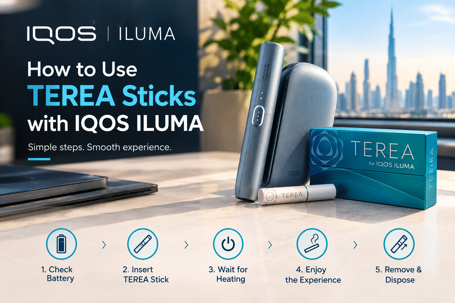 How to Use TEREA Sticks with IQOS ILUMA
