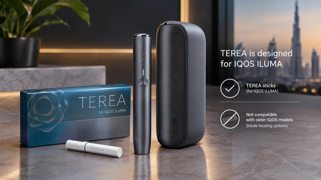 TEREA sticks and IQOS ILUMA device compatibility