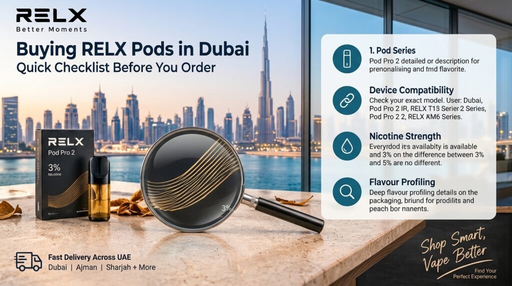 Buying RELX Pods in Dubai